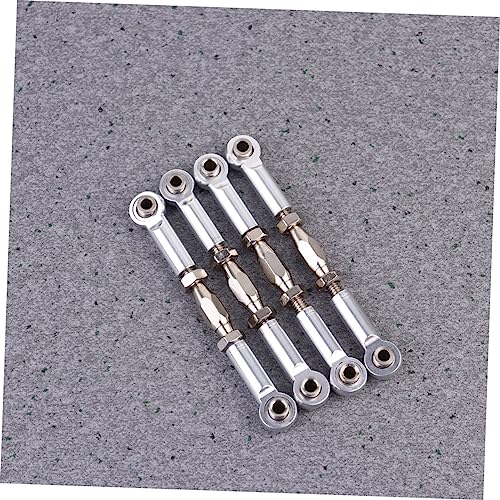 KOMBIUDA 6 piezas Tirantes de Aluminio para dirección de auto Rc, mejora compatible con camiones Rc y piezas para orugas miniatura 6