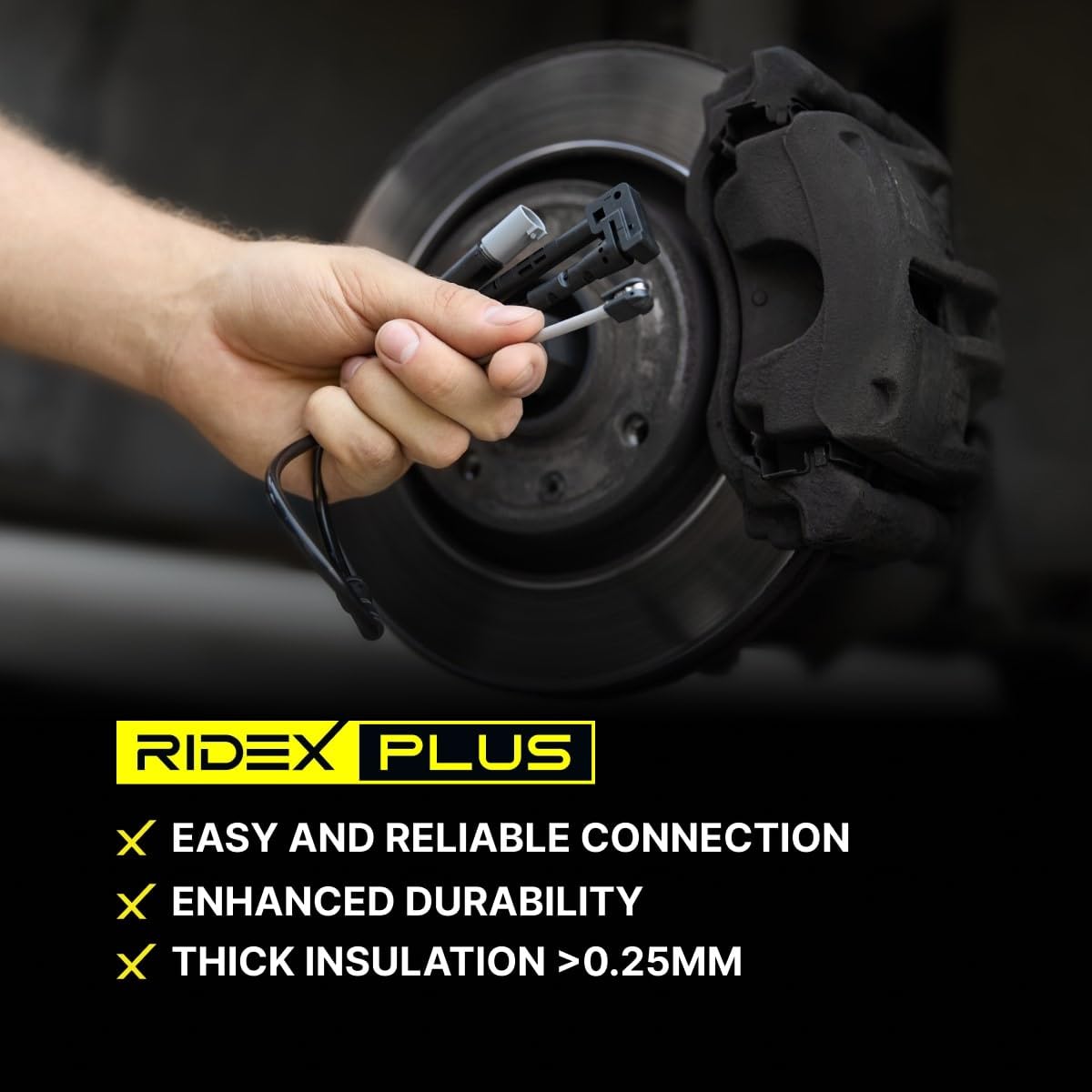 RIDEX PLUS 407W0080P Sensore di usura delle pastiglie freni Anteriore Compatibilità con MINI Countryman R60