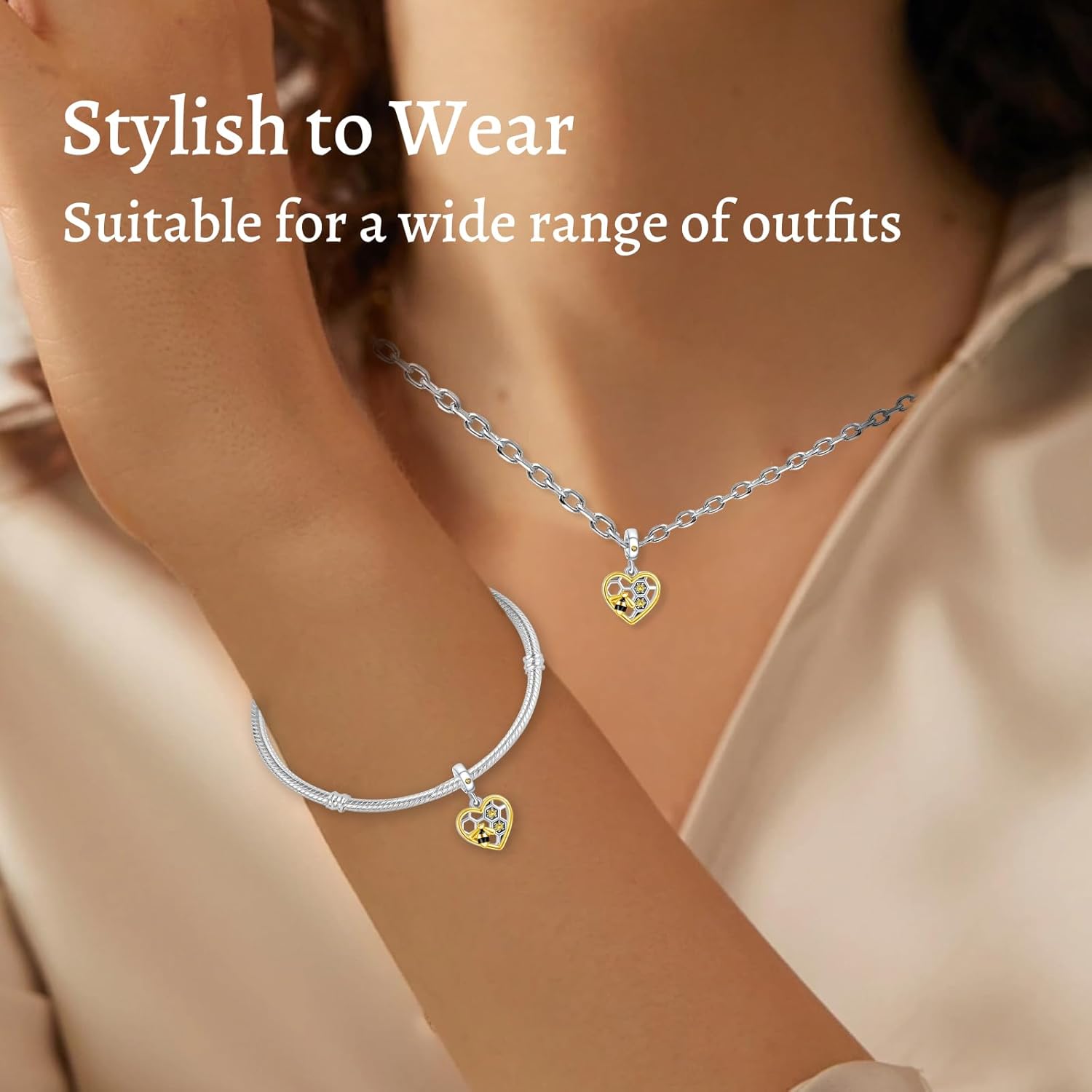 S925 Charms for Pandora Bracelets and Necklaces, Gift for Love, Couple, Family, Friend, on Birthday, Anivesary, Christmas, Valentine's Day, Mothers Day - Image 4