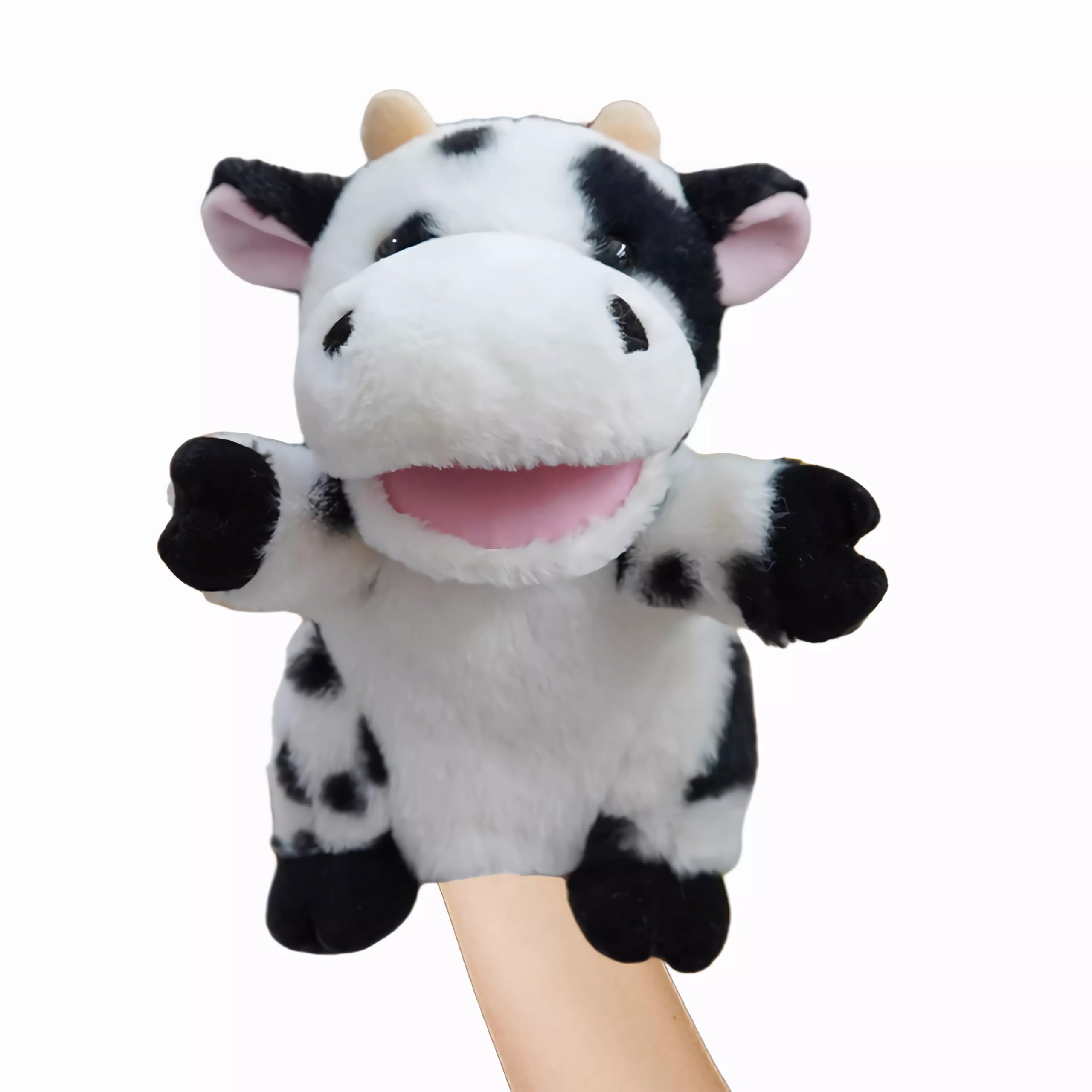 LOMTRATS 2026 Animal Hand Puppets for kids,Toddler Includes Wolf Tiger Lion Monkey So on Movable Open Mouths, Perfect for Storytelling,Teaching,Preschool,Birthday Gifts