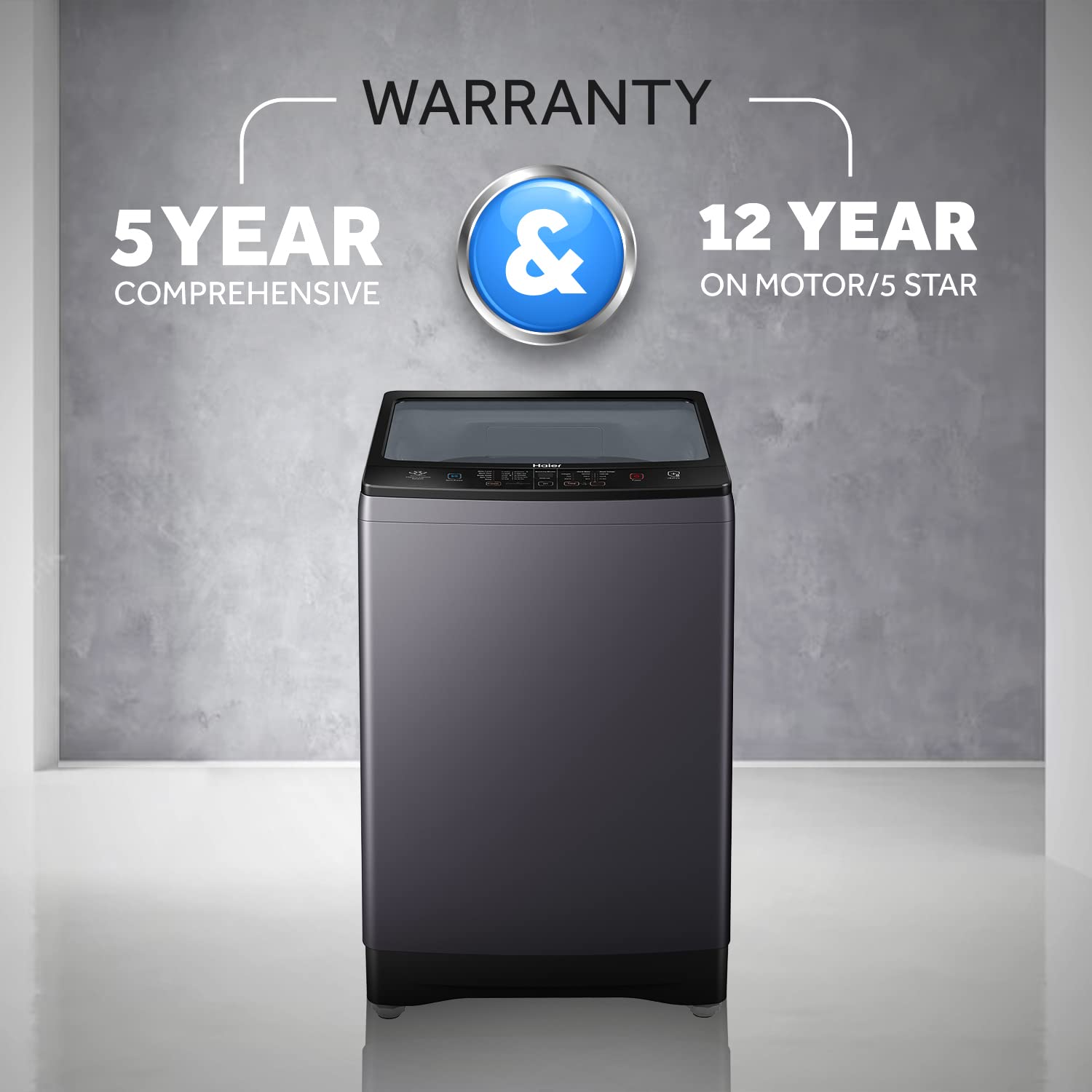 Haier KG, Star Top Load Washing Machine With Inbuilt Heater, 43 OFF