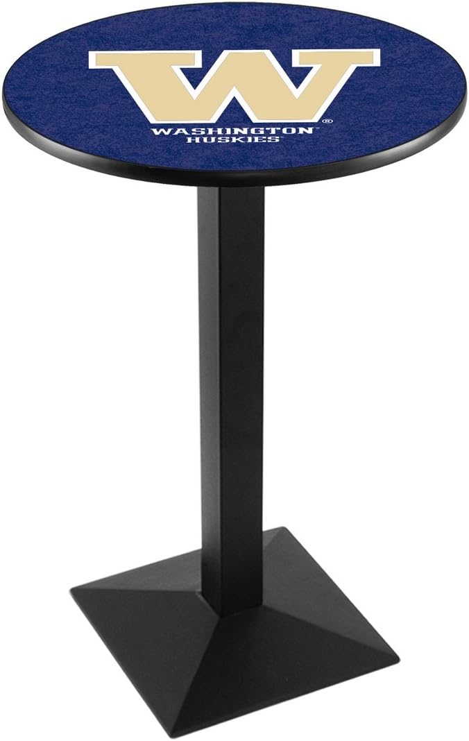 Holland Bar Stool Co. L217-36" Black Wrinkle Washington Pub Table with 36" Dia. top