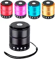 Mini Caixa Caixinha Som Portátil Bluetooth Mp3 Fm Sd Usb Hi Preta