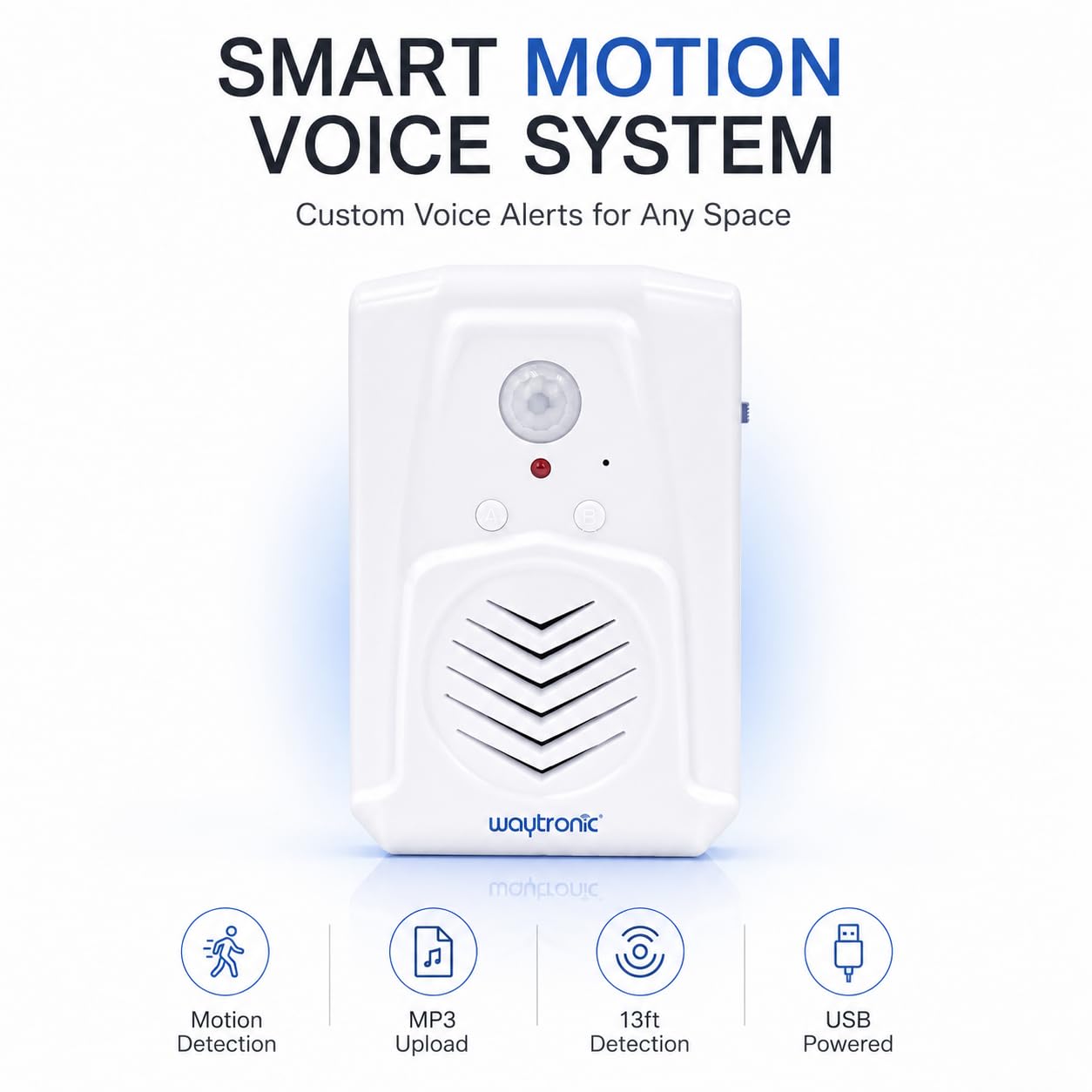 Motion Sensor Voice Player - Hands-Free Alerts & Greetings -2