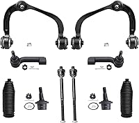 Vista 180 de Detroit Axle - Kit de suspensión delantera RWD de 10 piezas para Chevy GMC Silverado Sierra 1500 1999-2006, 2 brazos de control superior, 2 rótulas