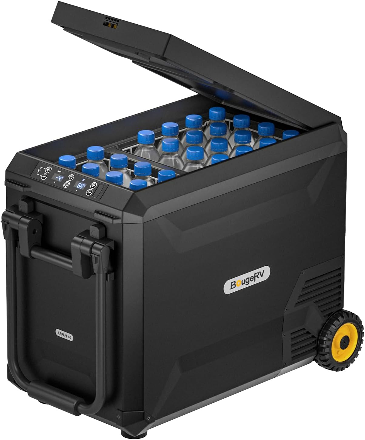 BougeRV ポータブル冷蔵庫 車載冷蔵庫 車載冷蔵冷凍庫 41L大容量 -20
