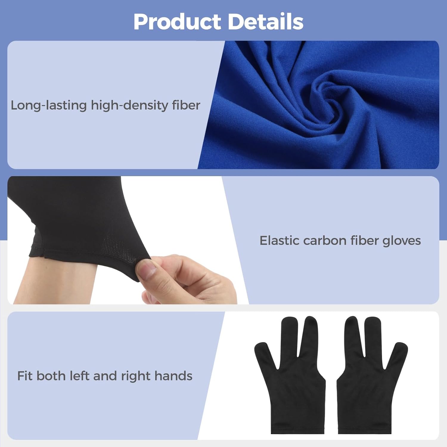 Pool Table Felt, 8FT Pool Table Felt Replacement Kit with 2 High-Elastic 3-Finger Gloves,Billiard Pool Table Cloth with 6 Rail Strips, High-Density Felt for Pool Table for Home Clubs Bars Indoor Games
