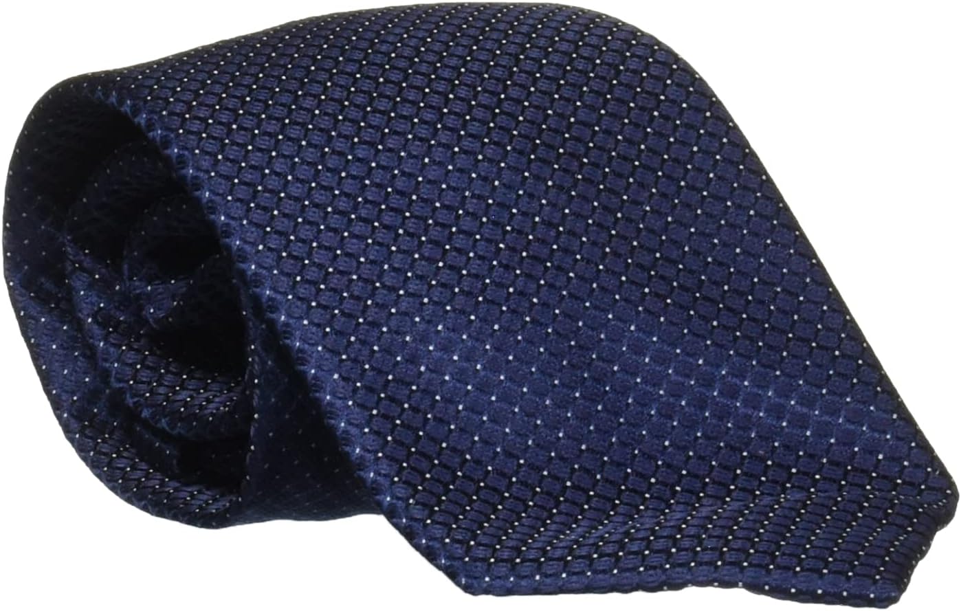 Men's Steel Micro Solid Tie, Navy, X-Long