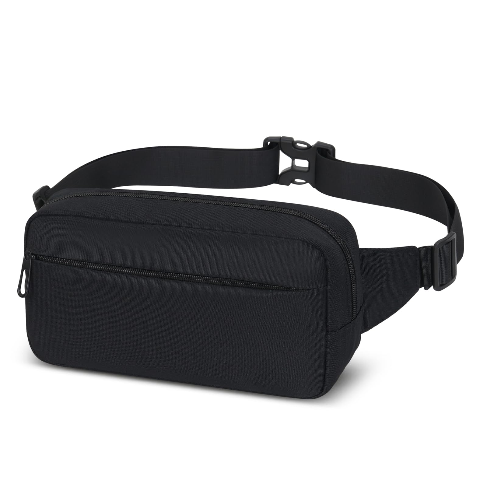 Bum Bag Fanny Pack Men Women Large Capacity,Waterproof Bumbags with Adjustable Belt,Waist Bag for Outdoors Running Walking Hiking Jogging (Black)