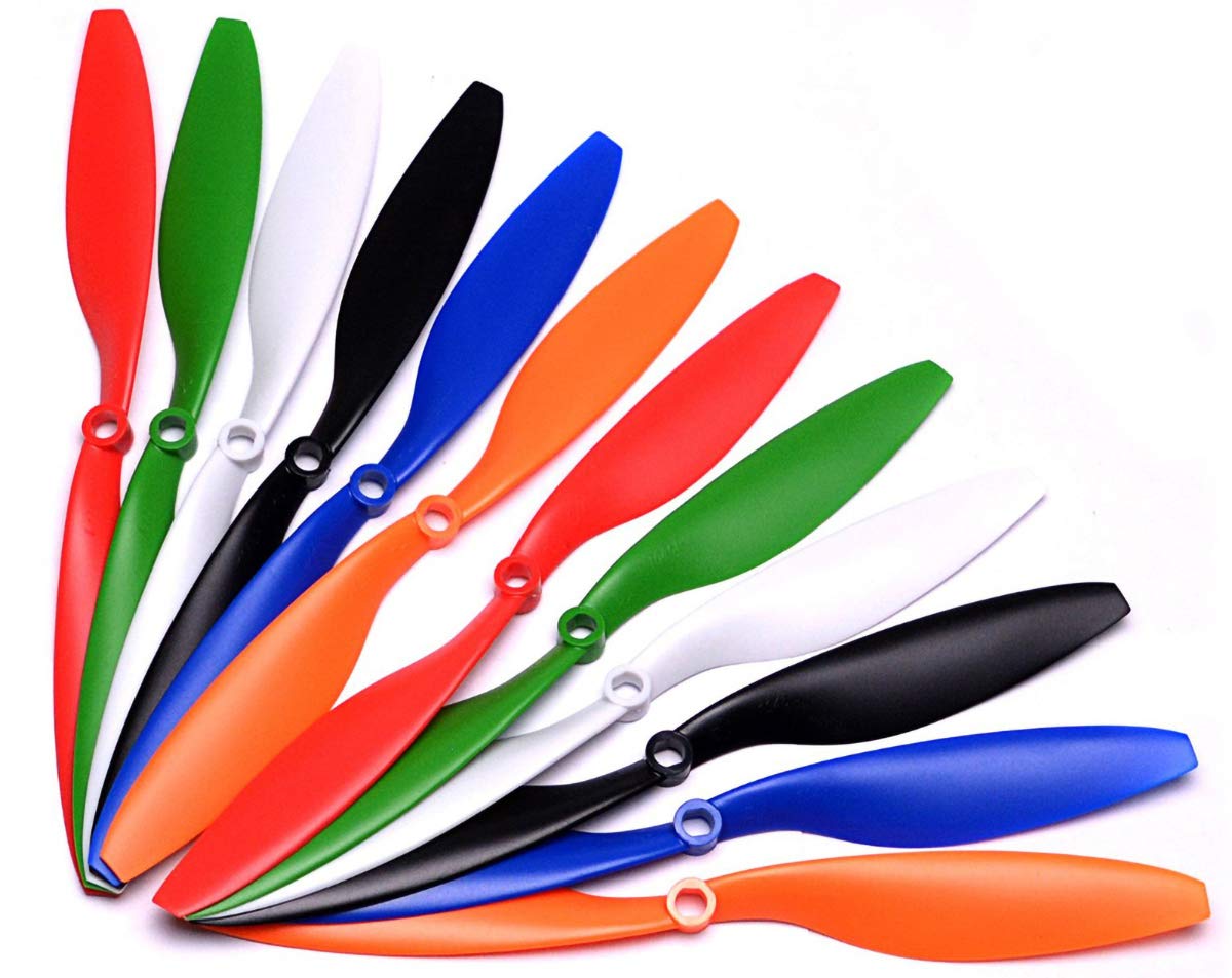 Xiangtat 6 Pairs/ 12pcs ABS 10x4.5 1045 1045R CW CCW Propeller for F450 500 F550 FPV Multi-Copter RC Quadcopter …