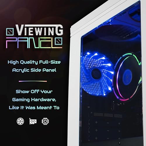 Miniatura 5 de Periphio Warp Gaming PC - Battlestation Gaming Bundle  AMD Ryzen 5 5600G  Gráficos Radeon Vega 7  Estado sólido (SSD) de 1 TB  RAM DDR4 de 16 GB