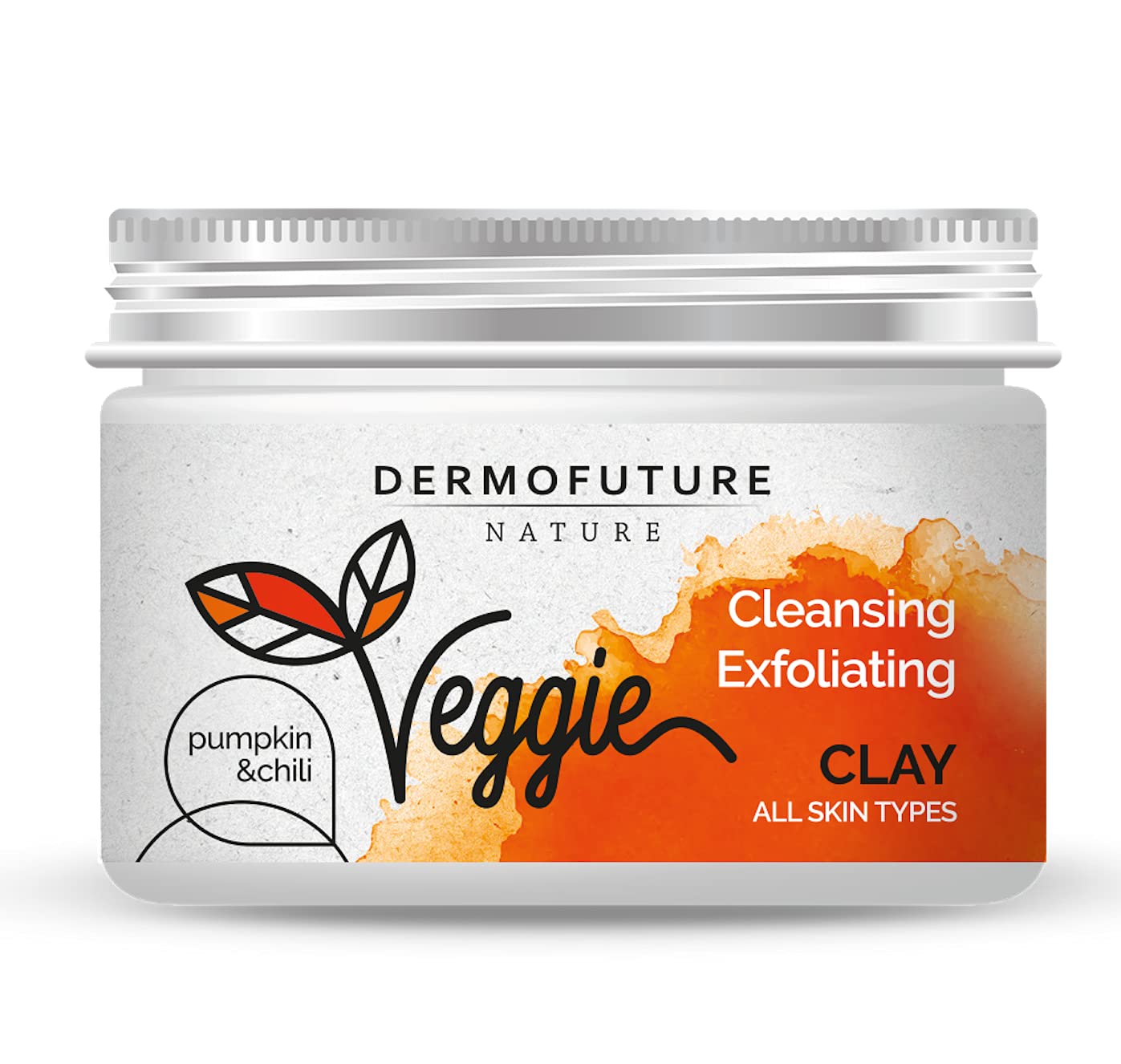 DermofutureNature veggie cleansing paste pumpkin and chili, each skin type 150 ml