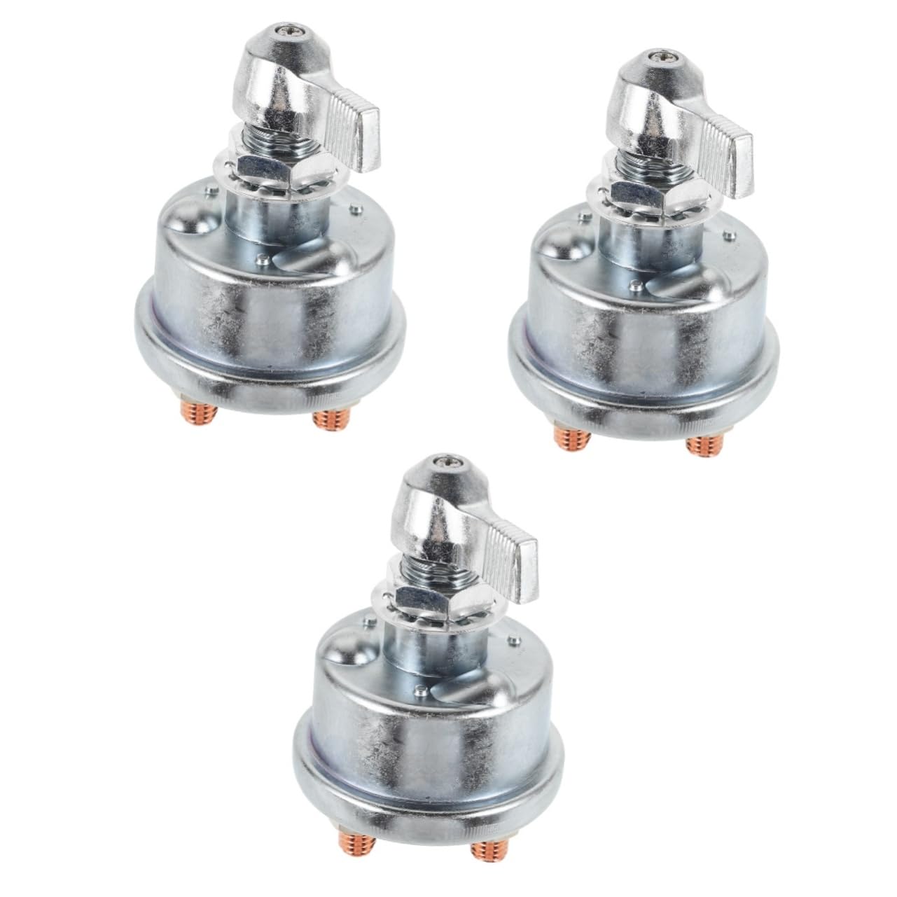 3piezas Interruptor De Desconexión De Batería Para Automóviles Rv y Aislador De Batería Protección Compatible Borda y Vehículos Recreativos