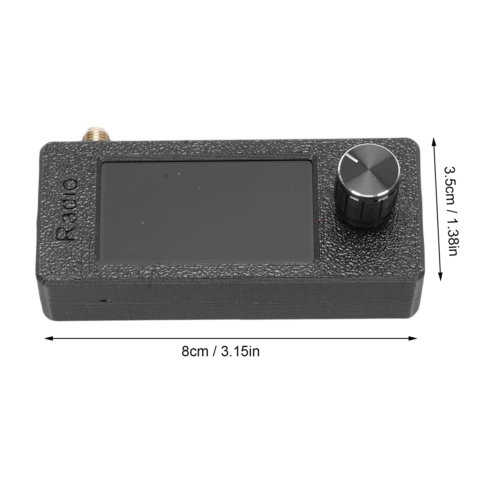 Radio de Bolsillo LW MW SW 150kHz-30MHz VHF 64-108MHz, Radio Compacta Portátil Recargable con Cable USB, para Viajes Al Aire Libre