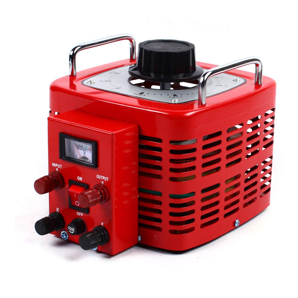 30Amp Variable Transformer 110V 3000w Variac Transformer Metered AC Voltage Regulator Auto for US Plug, Motor Speed Control