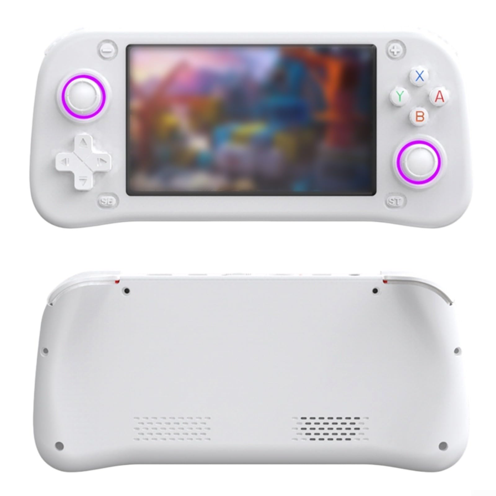 Console di gioco portatile retrò con schermo IPS da 4,3 pollici, batteria da 3000 mAh, memoria da 64 GB/128 GB, supporta oltre 30 emulatori, dispositivo di gioco portatile per giochi classici (64 G