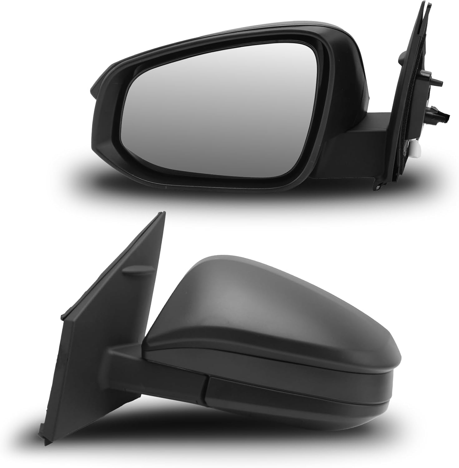 Left Driver Side Mirror Compatible with Toyota RAV4 2013 2014 2015 Power Manual Folding Non-Heated Door Mirrors (3 Pins)