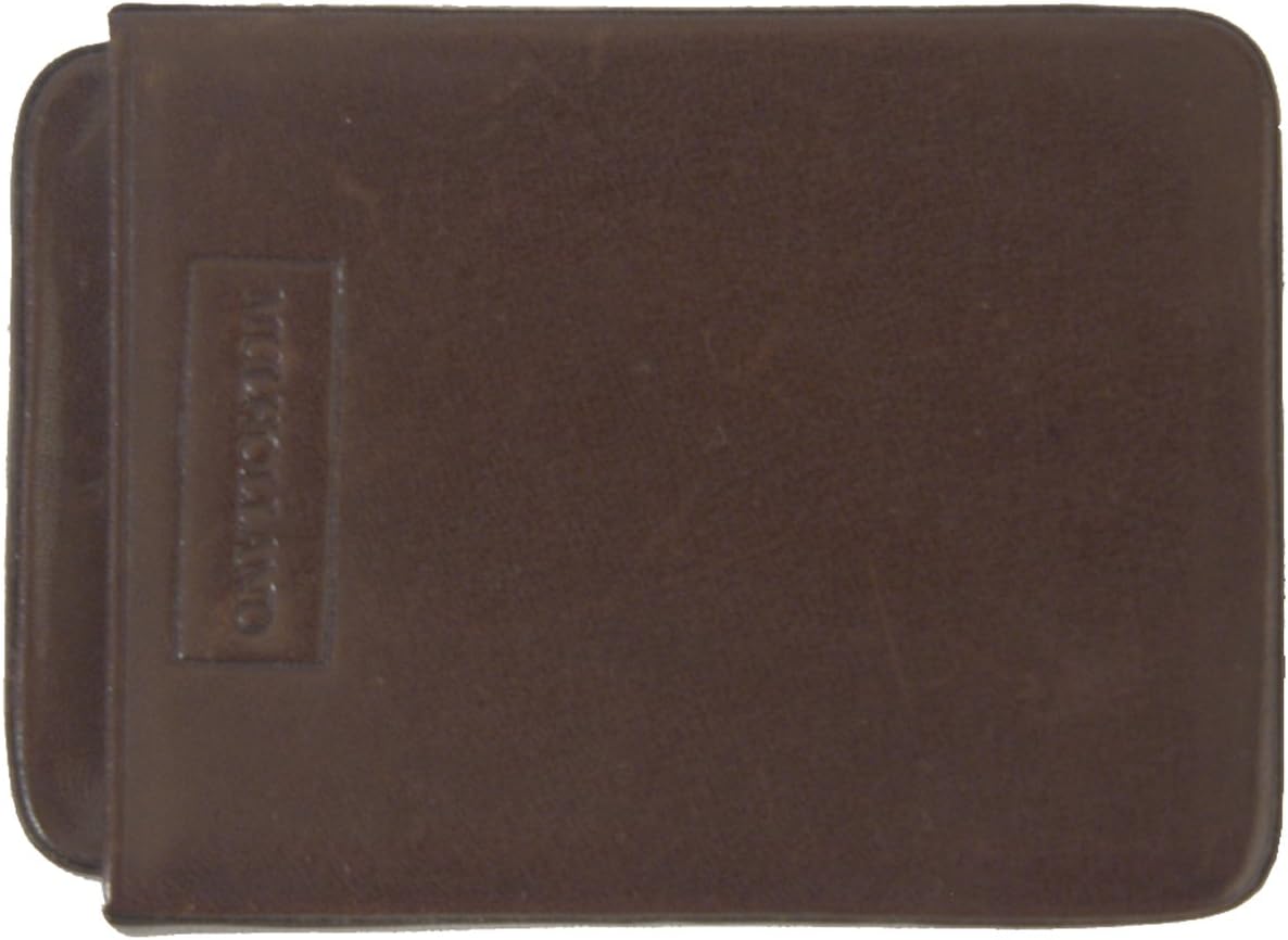 Sliding Leather Business Card Case Color: Stout