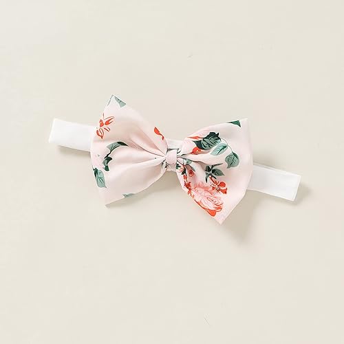 Miniatura 5 de YOUNGER TREE Vestidos de niña recién nacida, vestido floral para bebé, ropa de verano para niña, diadema para bebé