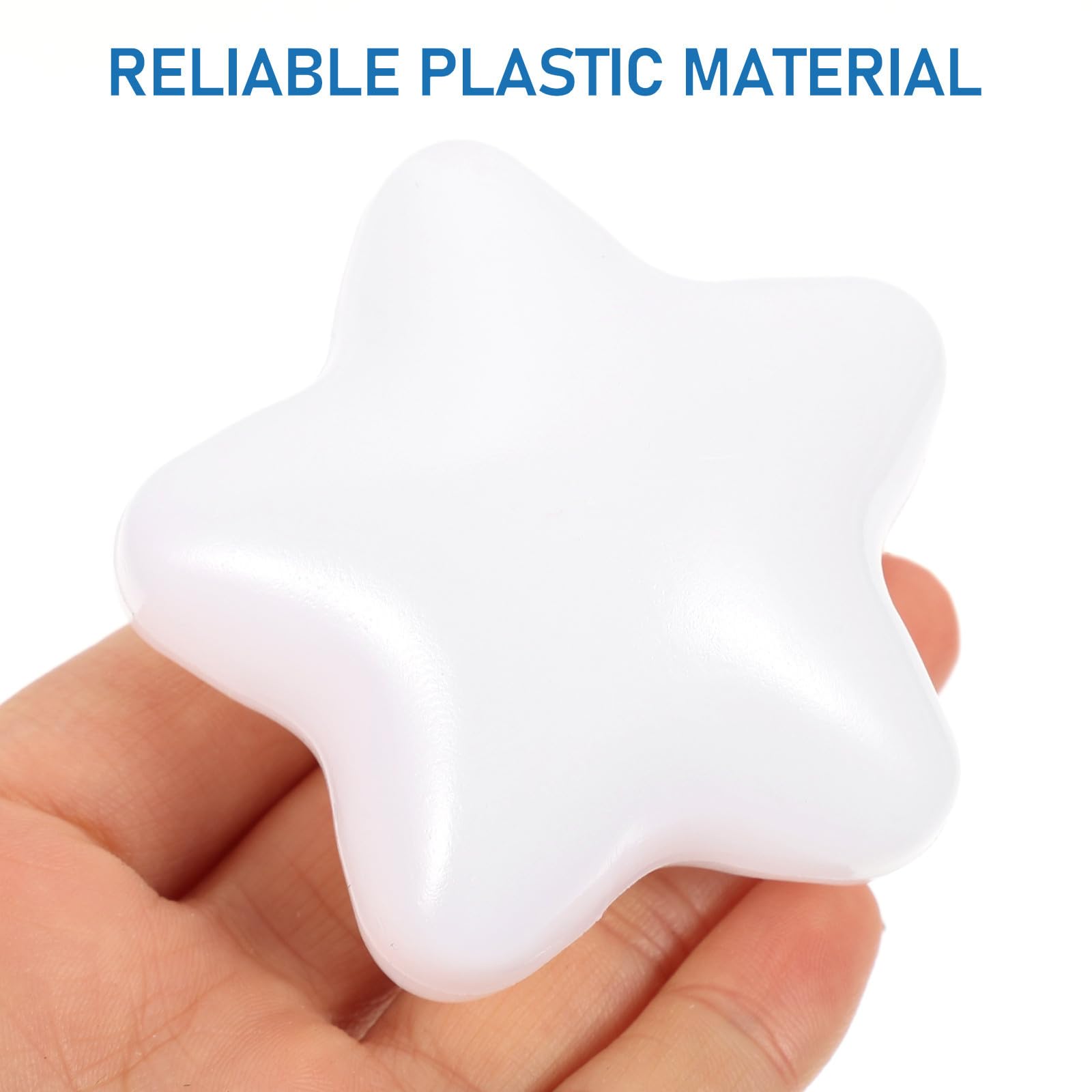 Hemobllo Bolas de Plástico Juguetes Creativos 150 Forma de Estrella y Corazón para Niños para Piscina y Fiestas en Parques de Atracciones
