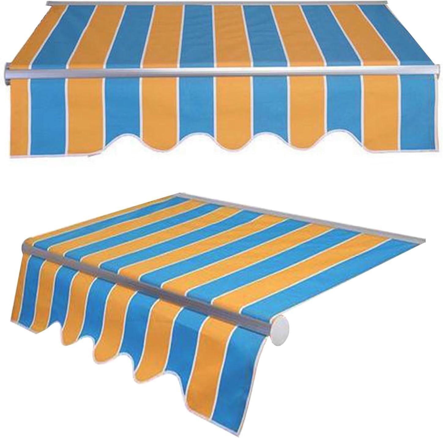Pare-soleil en tissu de remplacement 6m pour réparer la toile usée d'un auvent rétractable