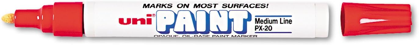Sanford uni-Paint 63602 uni-Paint Marker Medium Point Red