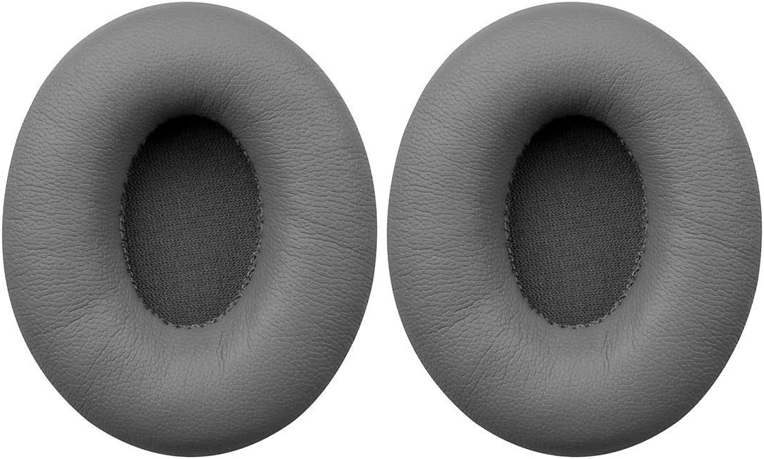 Replacement Ear Cushion Pads Earpads Earmuff for Beats by Dr.Dre Solo HD (810-00012-00) Headphone (Gray)