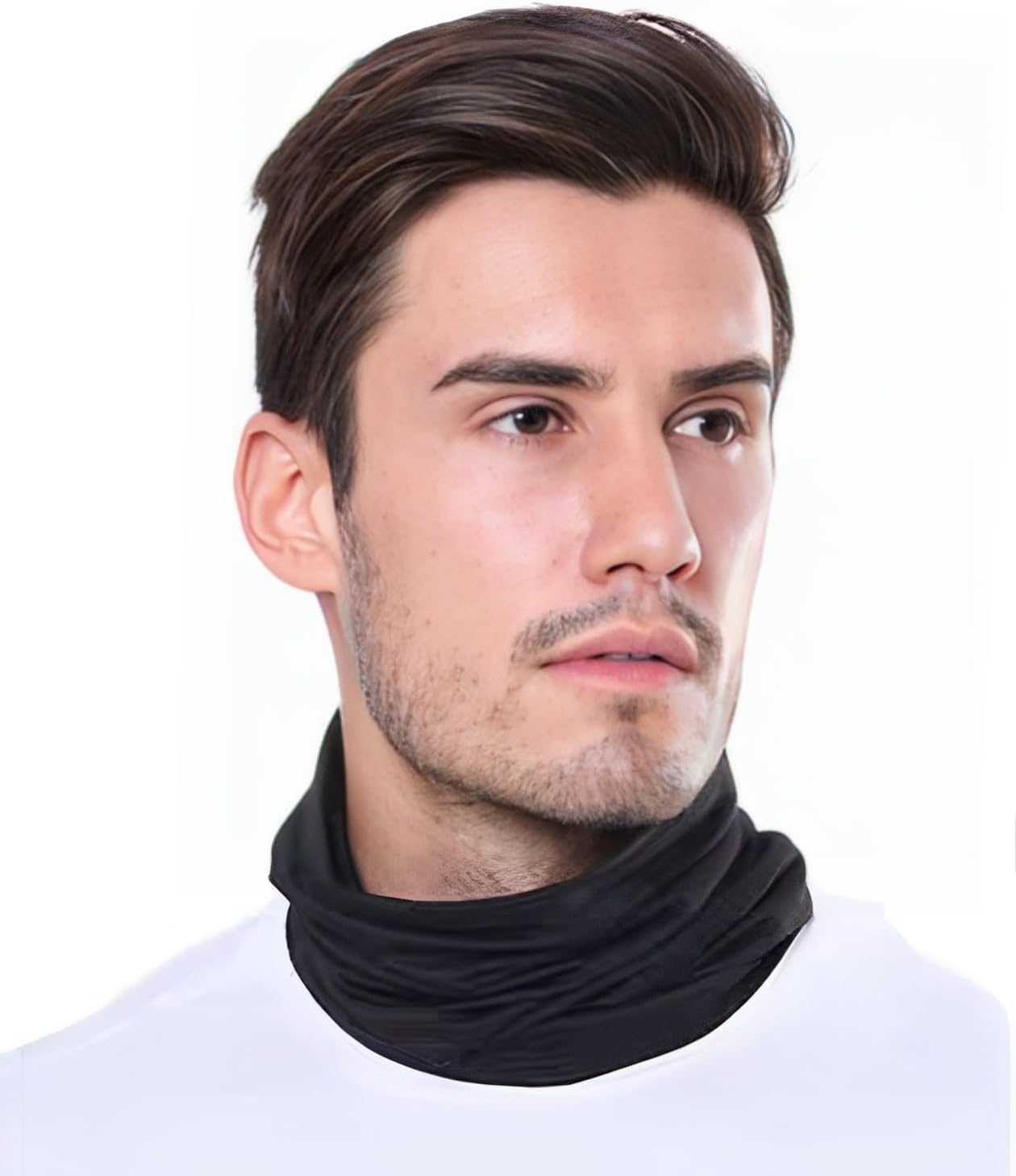 Single Hole Knit Cycling Head Cover Lightweight Ski Mask Exquisite Embroidery Black Classic Ski Mask Balaclava