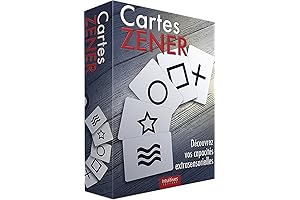 Coffret Cartes Zener: Explorez le monde fascinant des phénomènes parapsychologiques