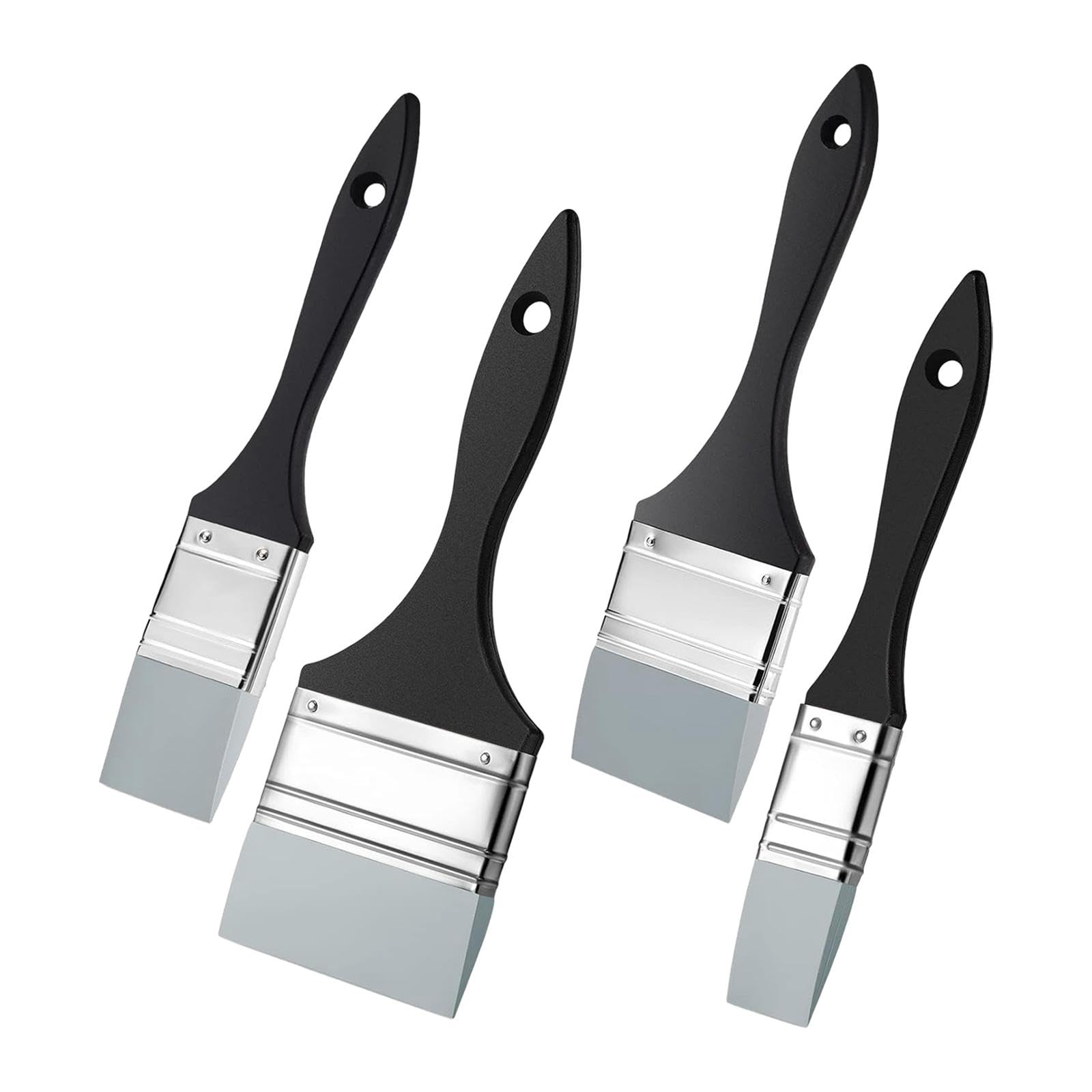 3 Piezas Pinceles para Pintura Acrílica Pincel de Silicona Herramienta de Moldeado para Pintar Reutilizable para Técnicas de Acuarela Aceite y, 1.5 Pulgadas 2 Pulgadas 2.5 Pulgadas 3 Pulgadas