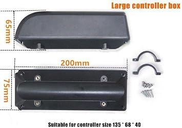 L-faster Plastic Box for Bike Controller E-Bike Controller Installation Box Mini Motor Controller Protection Case