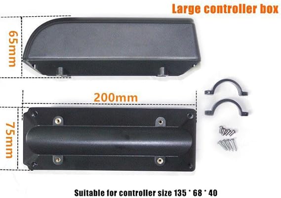 L-faster Plastic Box for Bike Controller E-Bike Controller Installation Box Mini Motor Controller Protection Case