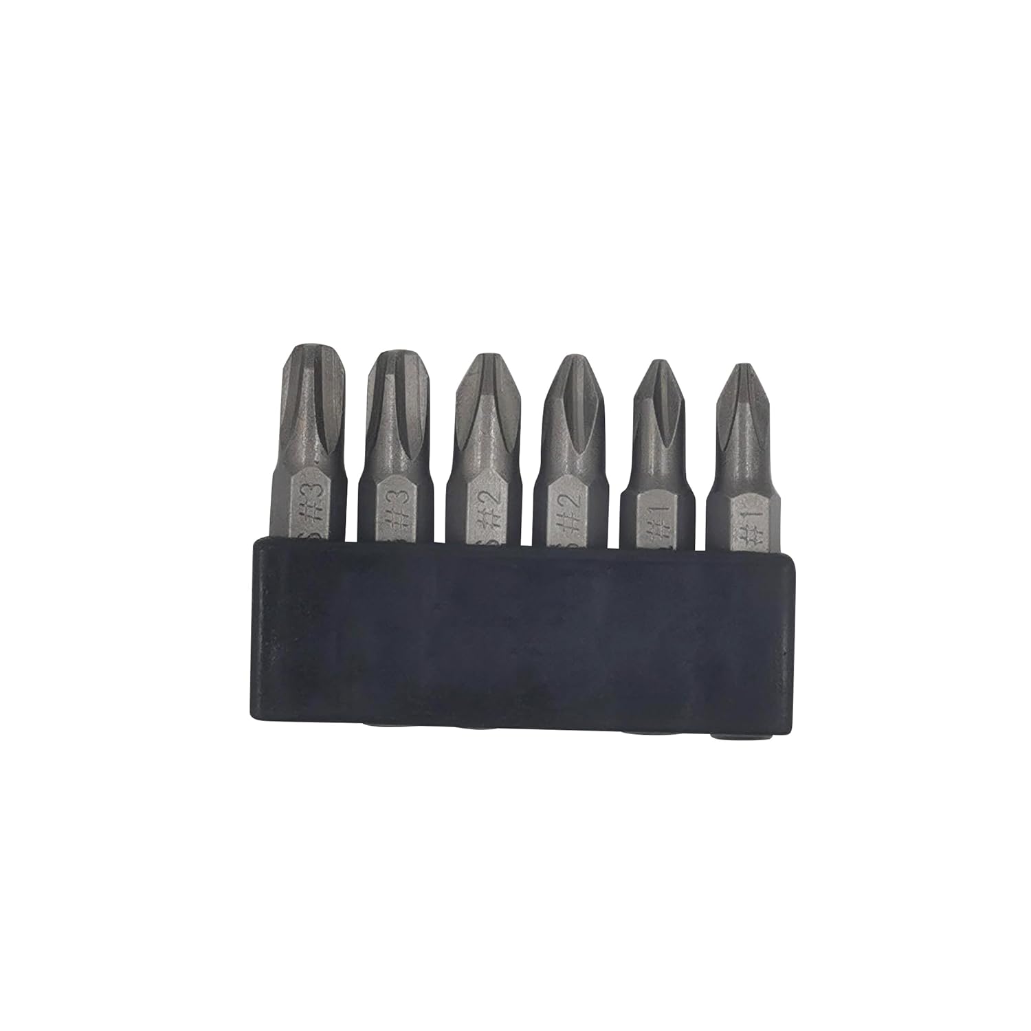 6Pcs 35mm JIS Screwdriver Bit Set with Magnetic Tip 1 4 Hex Shank S2 Alloy Steel 6-Slot Storage