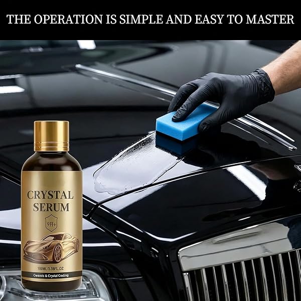 2pcs Ptz Crystal Serum â Advanced Graphene Ceramic Coating For Cars,9h Graphene Coating,Long Lasting Car Protection,High Gloss Paint Protection For Car Detailing - 5
