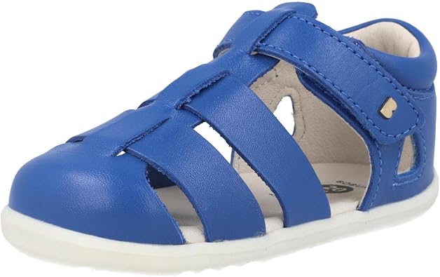 Bobux Step Up Tidal Sandals Olympian Blue Quickdry Leather Water Friendly Adjustable