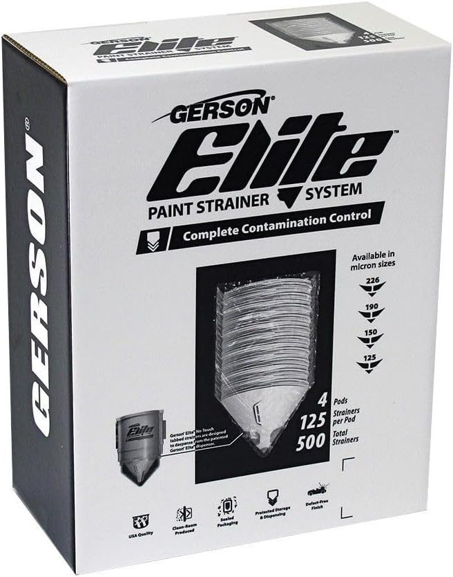 Gerson 010714R Synthetic Strainers; 226 Micron; Orange