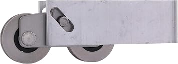 Alcan RC Aluminum Tandem Roller for Sliding Glass Doors | Rolle Replacement for Patio Glass Door Repair with Precision Bearing Stainless Steel Wheel | DR-253-SS