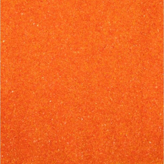 Oceanside Glass Frit - Fine Light Orange Transparent 96 COE - 8.5 oz Jar (171)