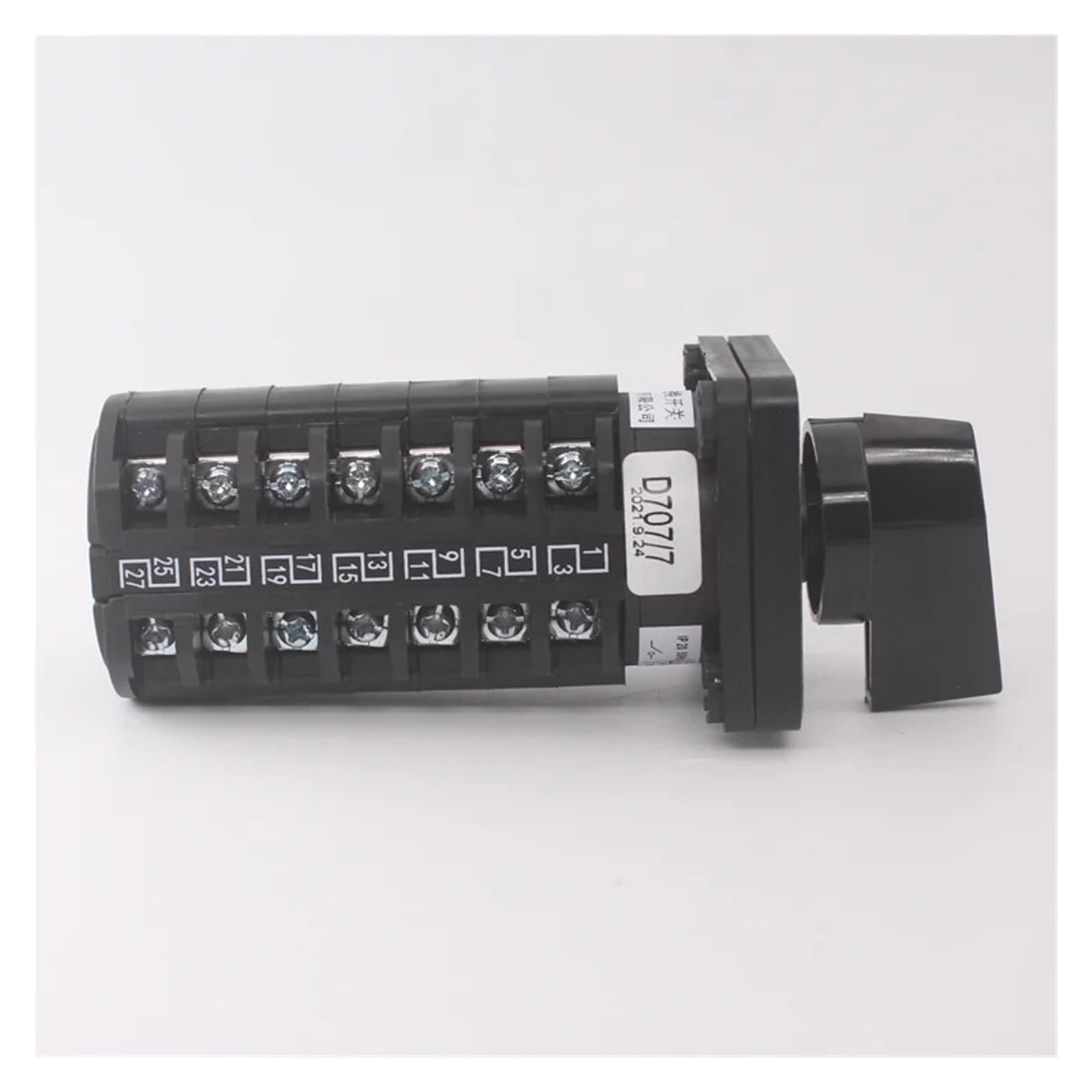 Interruptor Giratorio de 3 Posiciones LW8-10/7, Tres Marchas, Siete Niveles, 7 Cables, Doble Potencia, Arranque, Control de señal, 10