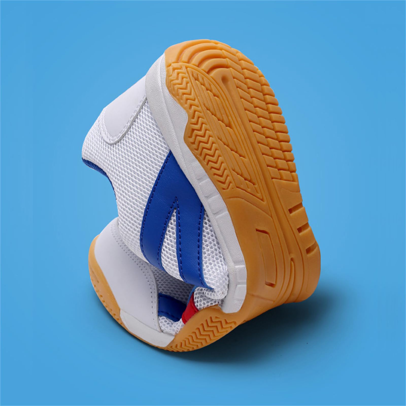 Zapatillas De Tenis De Mesa para Hombre Y Mujer Transpirables para Cancha Interior Suela Suave Y Ligeras para Pickleball