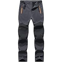 BenBoy Pantaloni Trekking Uomo Invernali Impermeabile Sci Softshell Pantaloni Termici