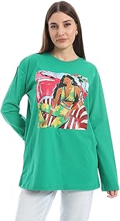 Andora Womens Comfy long selevee Printed Western (pack of 1)