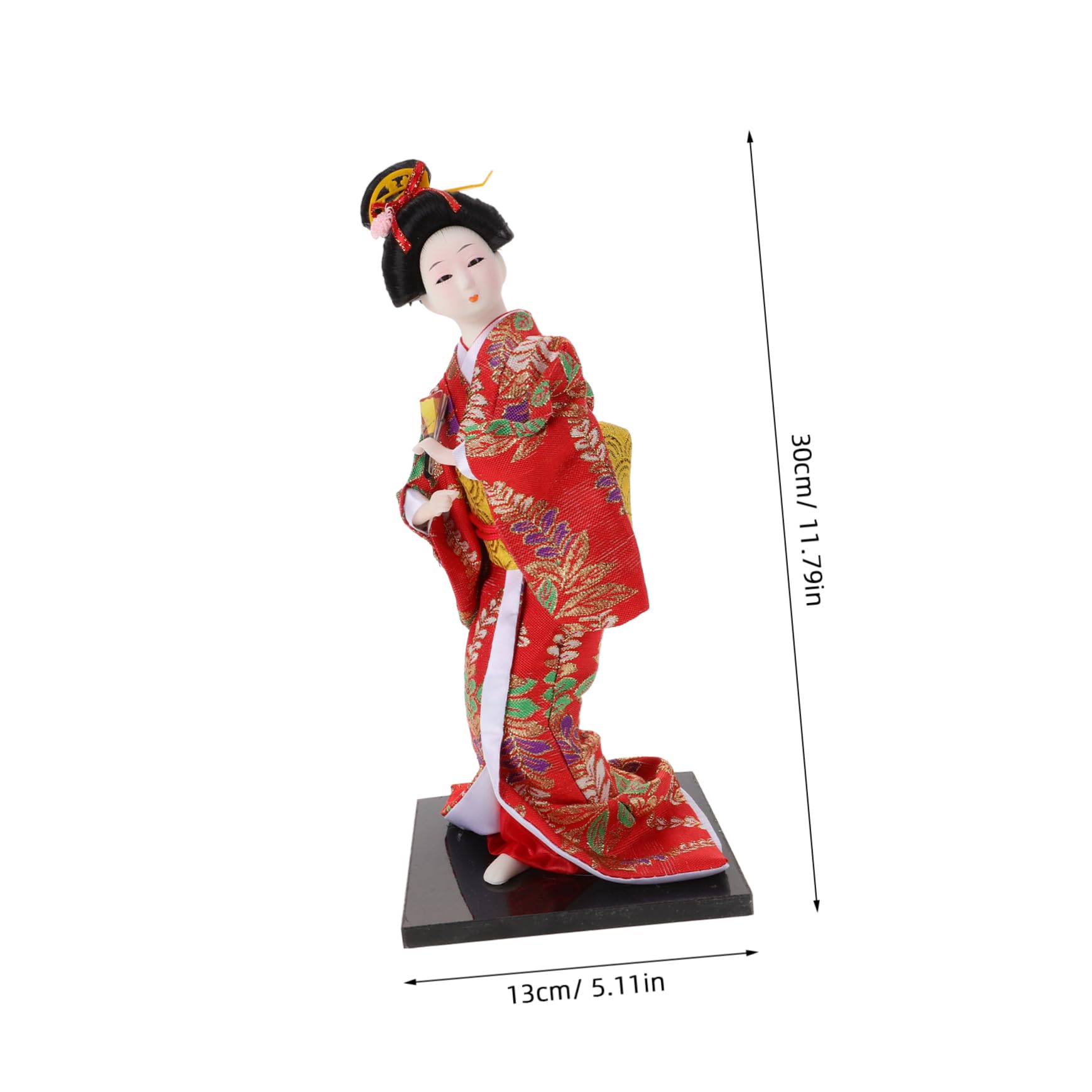 Adorno De Muñeca Kimono Japonesa Decoración De Mesa De Fiesta y Escritorio