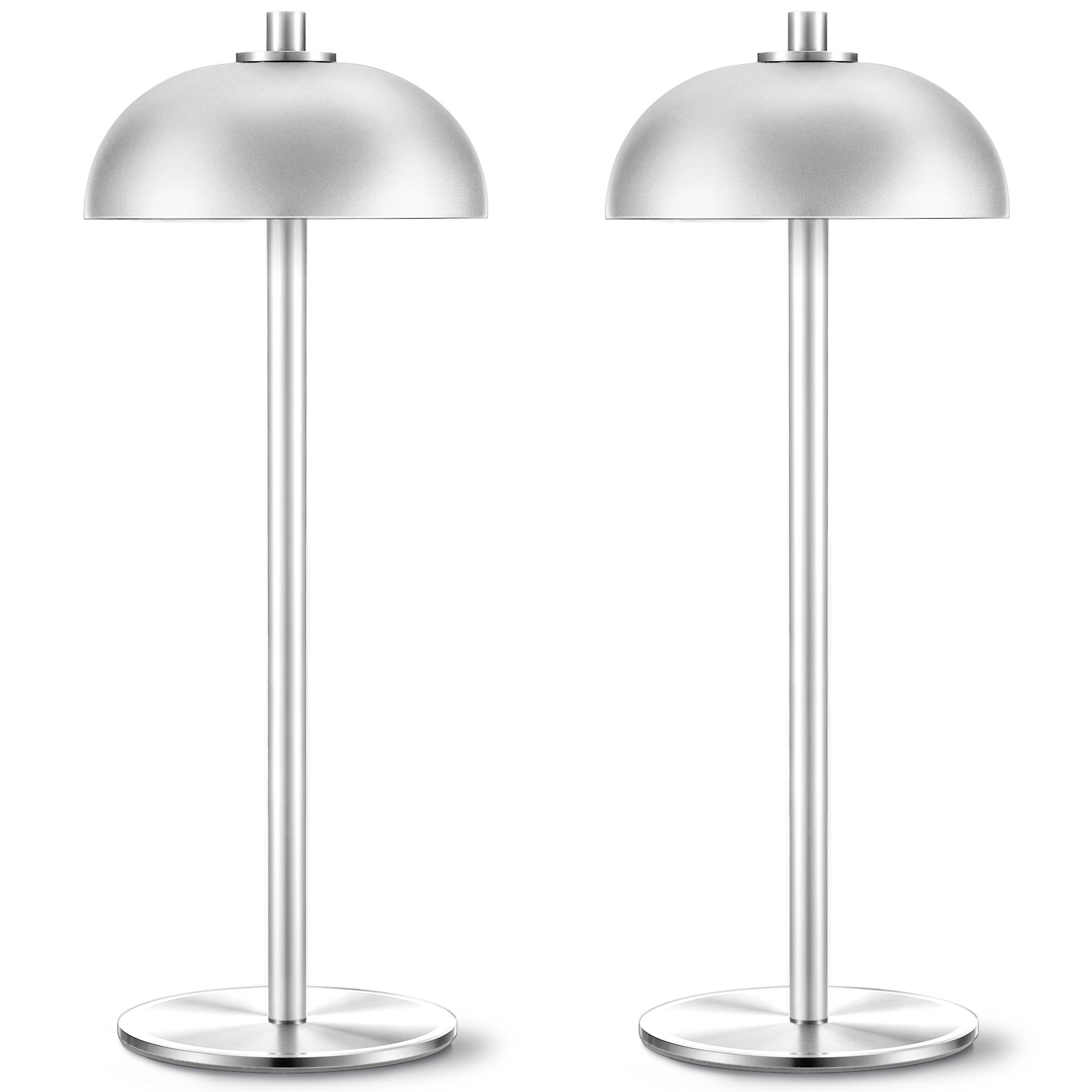 Rechargeable Cordless Table Lamp 2 Pack - 5000mAh Battery Powered Lamp ...