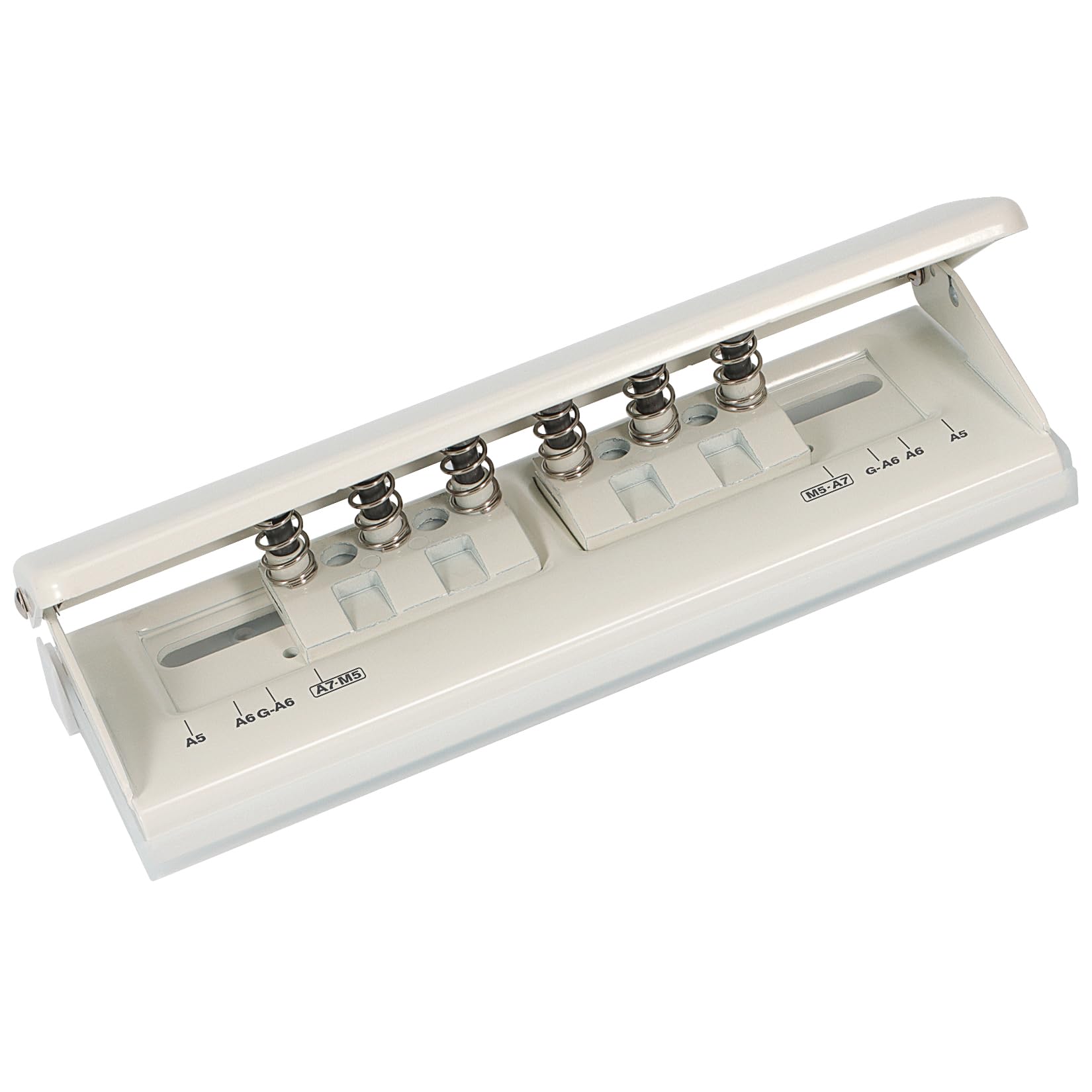 Metal Adjustable 6 Hole Punch for A5 A6 A7 Binders/Planners, Paper Hole Puncher