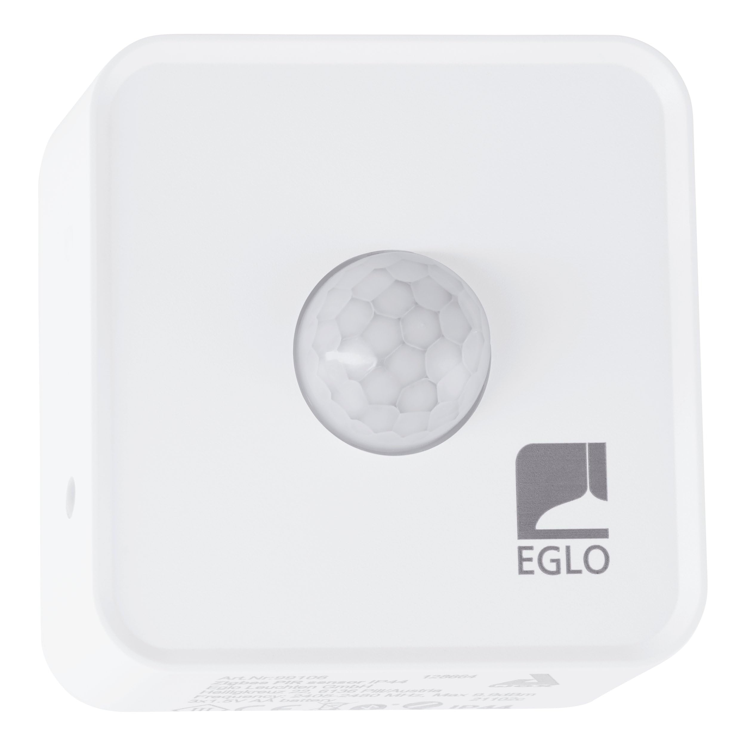 EGLO connect.z Smart-Home Bewegungsmelder, ZigBee, batteriebetrieben | App-Steuerung, Sensor für EGLO connect.z Leuchten aus Kunststoff in Weiß, IP44
