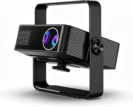 Portable 4K WiFi Projector with Remote, Native 1080P Resolution, 120-Inch Screen, Wireless 5.2 for Home Theater, Gaming, Office