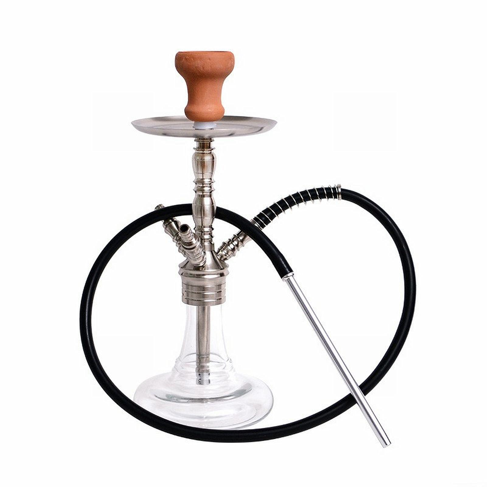 Shisha-Set 1 Schlauch Luxus Shisha-Set Shisha-Set Aus Silberlegierung Enthält Schlauch Und Shisha-Zubehör Einfach Zu Demontieren Und Zu Reinigen