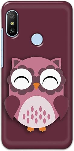Thinking Owl Icon Mulberry Printed Designer Case for Xiaomi Mi A2 Back Cover