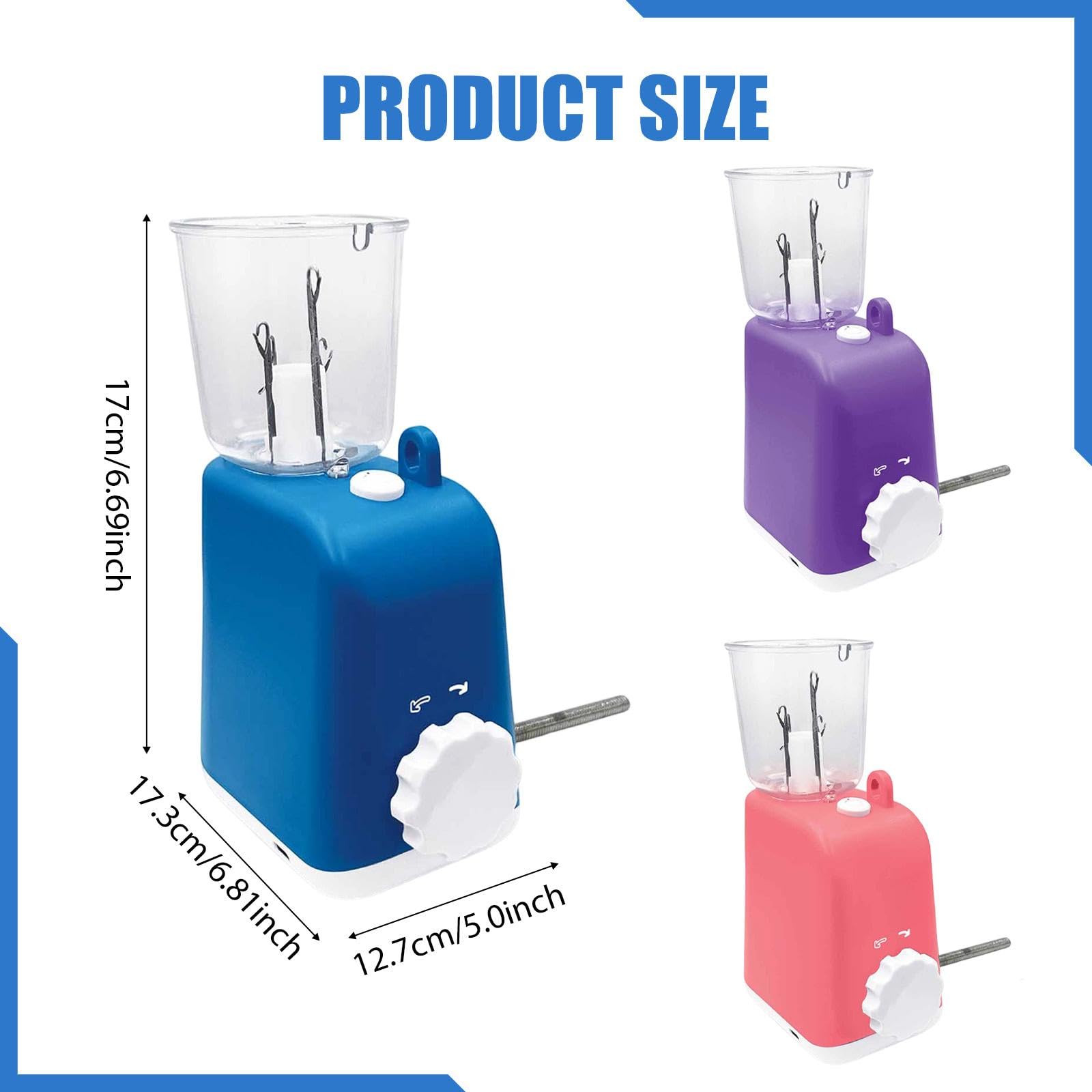 rockible Set Macchina per Maglieria Elettrica, Uncinetto, Telaio Automatico per Maglieria, Tricotin Elettrico in PP, Strumento per Tessitura, Regalo per Feste, Progetti Artigianali, Blu